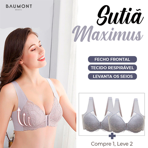 Sutiã Maximus com Renda (Compre 1 Leve 2)