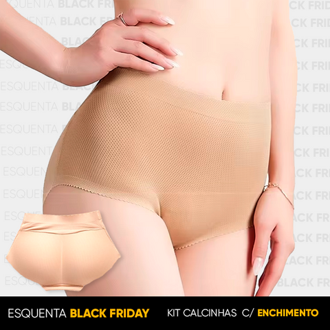 Kit Calcinhas com Enchimento⚡Esquenta Black Friday