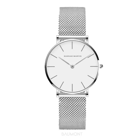 Relógio Feminino Baumont Prata Argente 36mm