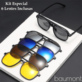 Óculos de Sol Kit com 6 Lentes Polarizadas + Porta Óculos (Frete grátis) - Loja Baumont